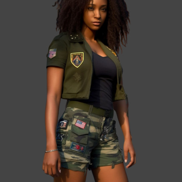 Woodland Camo Patchwork Shorts